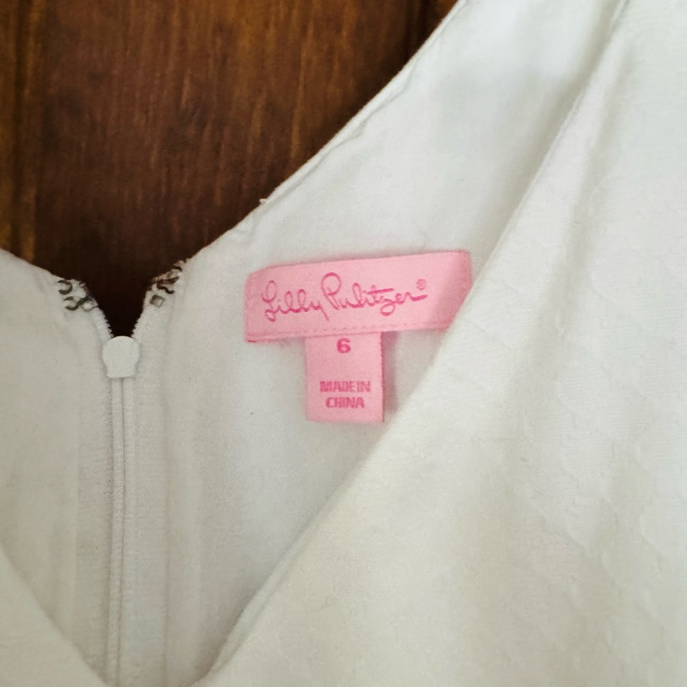 Lilly Pulitzer Elegant Cream Dress - Picture 4 of 8